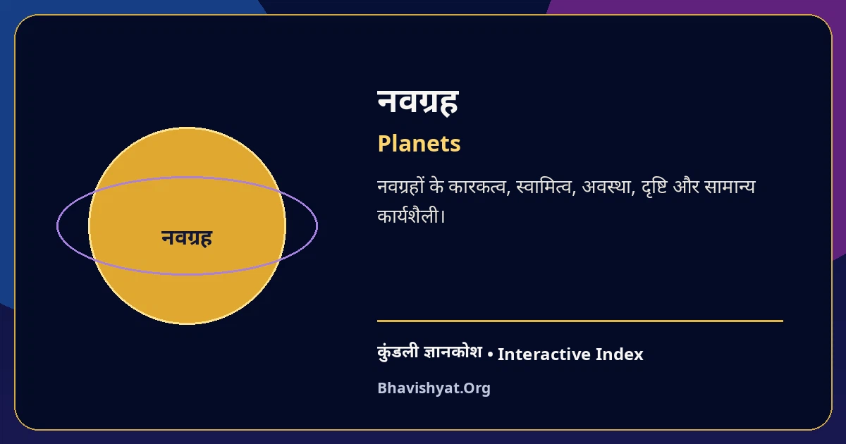 नवग्रह | Planets — Bhavishyat.Org Kundli Knowledge