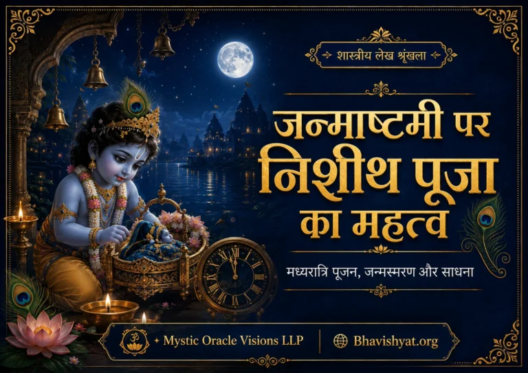 जन्माष्टमी निशीथ पूजा और मध्यरात्रि जन्मस्मरण